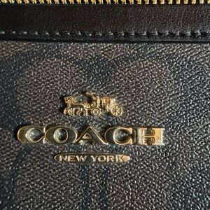 Coach Black and Gold Crossbody Bag